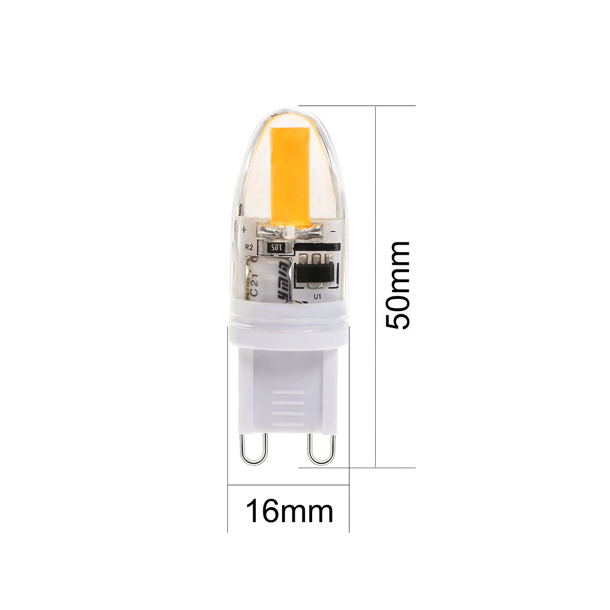 Lampada G9 Bi-Pin 1.6W LED Dimmable Globe