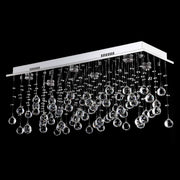 Lampada Esplodera 6 Light Chrome Premium Crystal Ceiling Light