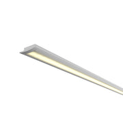 Lampada Shallow Winged 25x7mm Aluminium Recessed Profile for LED Strip-Silver