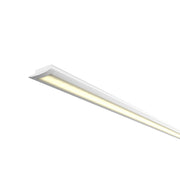 Lampada Shallow Winged 25x7mm Aluminium Recessed Profile for LED Strip-White