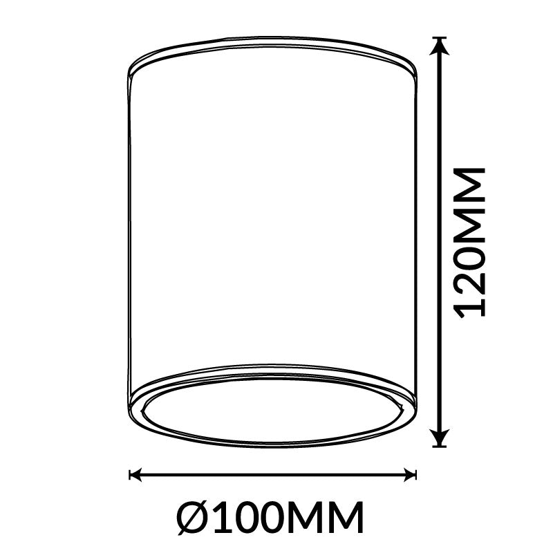 Vella LED Surface Mounted Downlight 10W