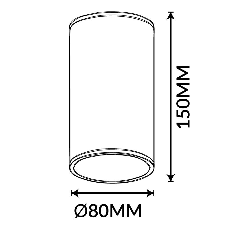 Vella LED Surface Mounted Downlight 10W
