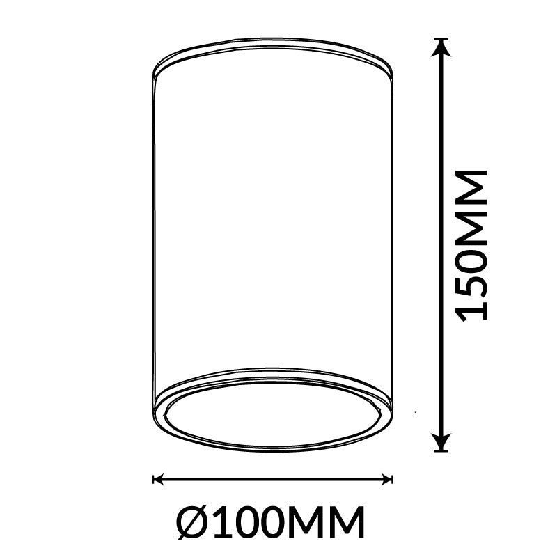 Vella LED Surface Mounted Downlight 10W