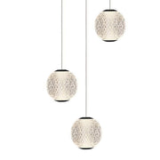 Langdon 3LT LED Glass Cluster Pendant Light