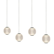 Langdon 4 Light LED Glass Bar Pendant Light