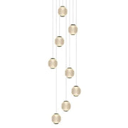Langdon 8LT LED Glass Cluster Pendant Light