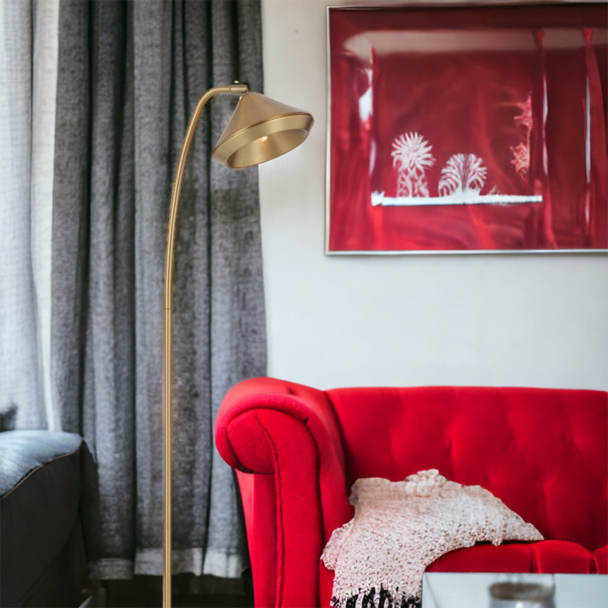 Larson Floor Lamp G9 LED Compatible Scandinavian Style