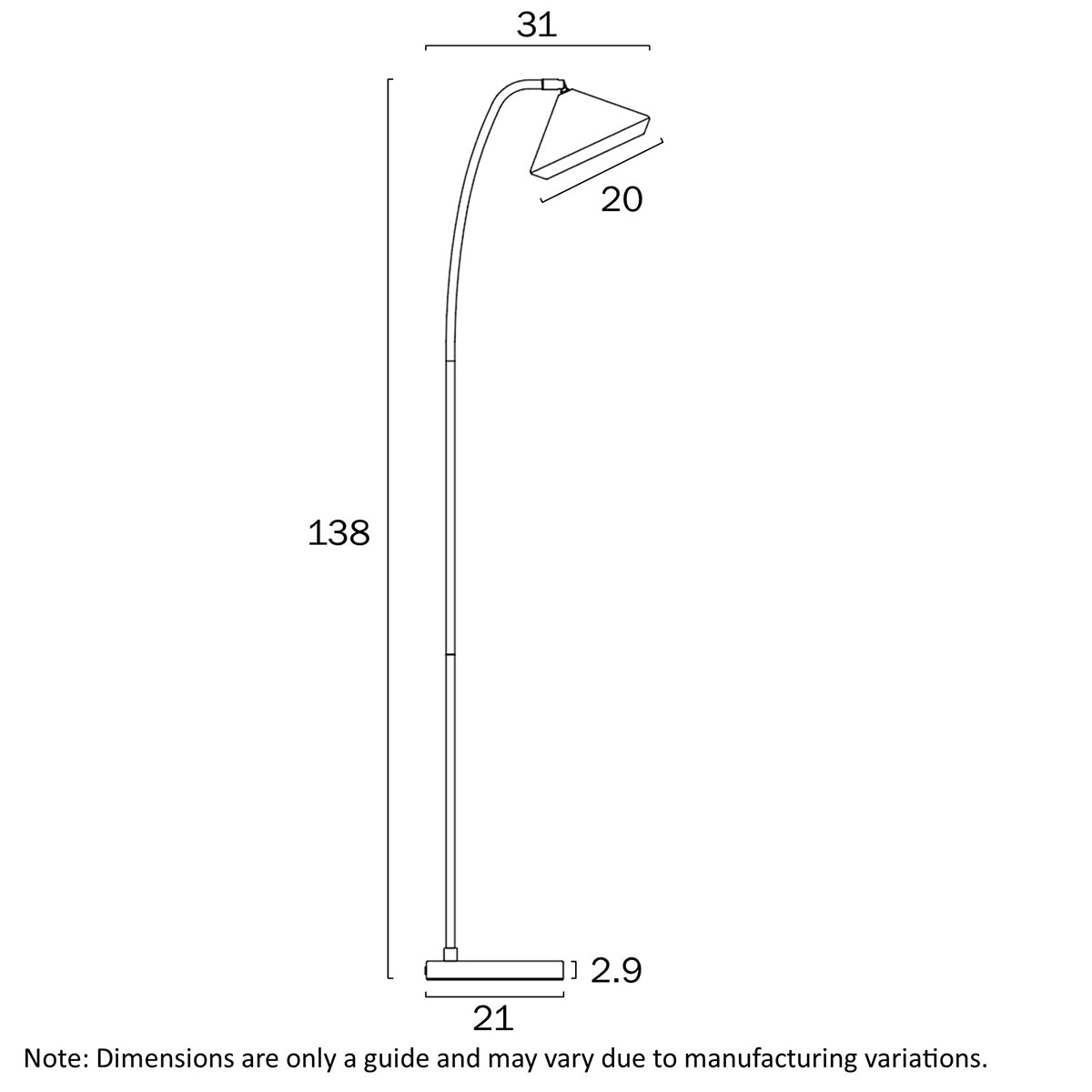 Larson Floor Lamp G9 LED Compatible Scandinavian Style
