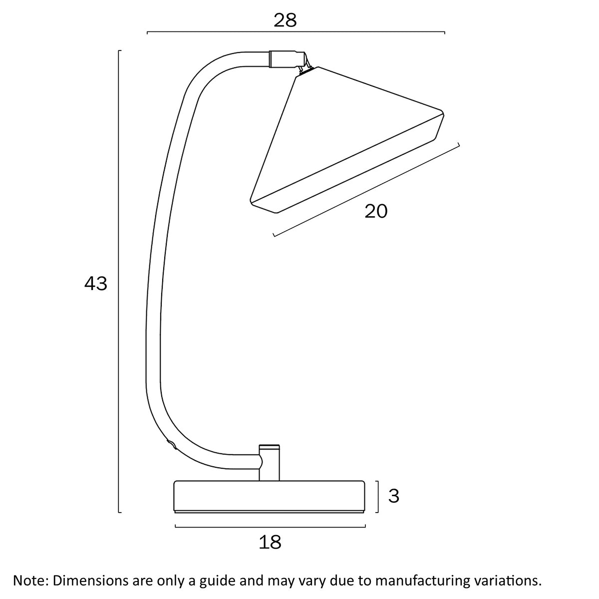 Larson Table Lamp with G9 LED Compatibility
