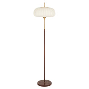Lasian Lantern Floor Lamp with Sculptural Resin Shade