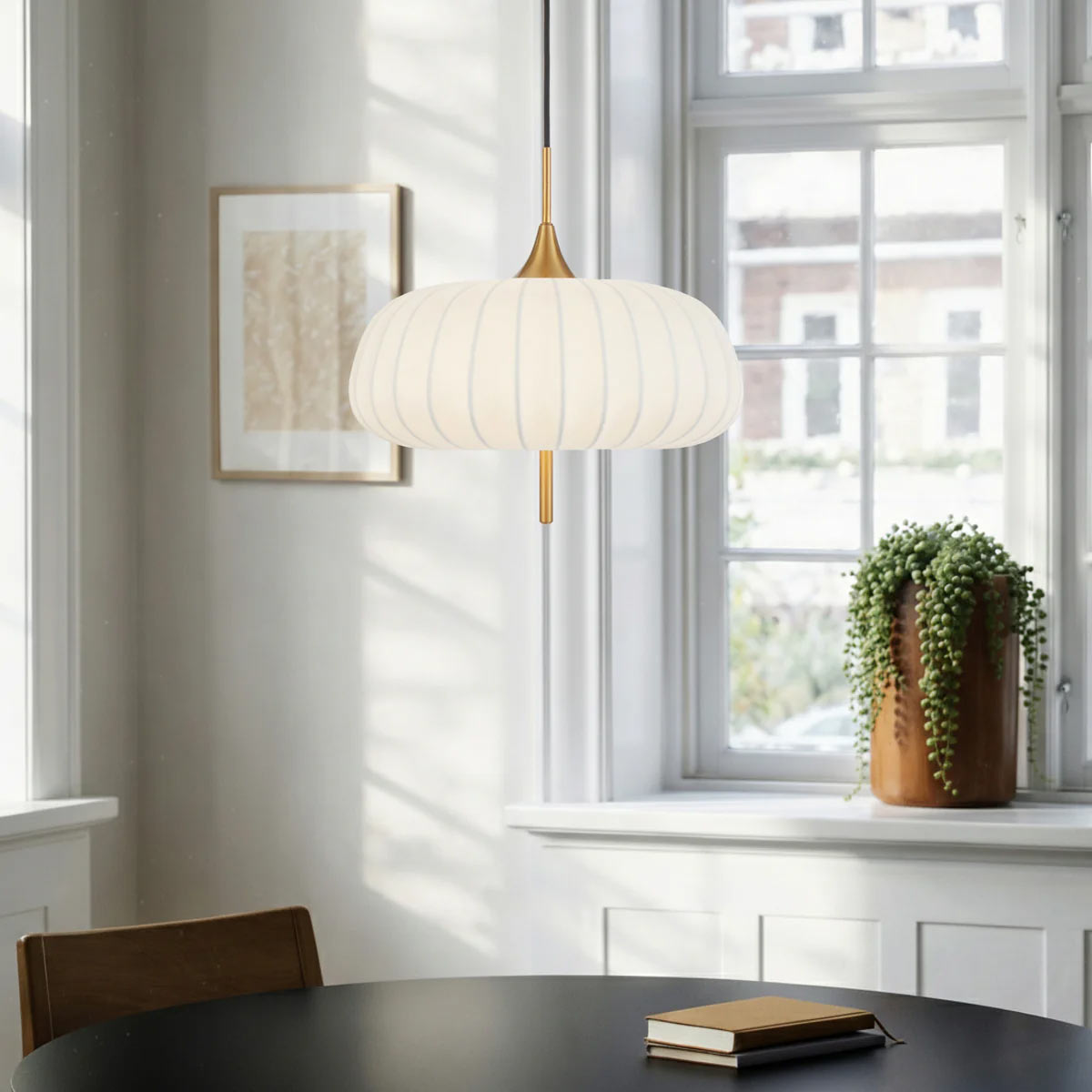 Lasian Lantern Pendant Light with Resin Shade