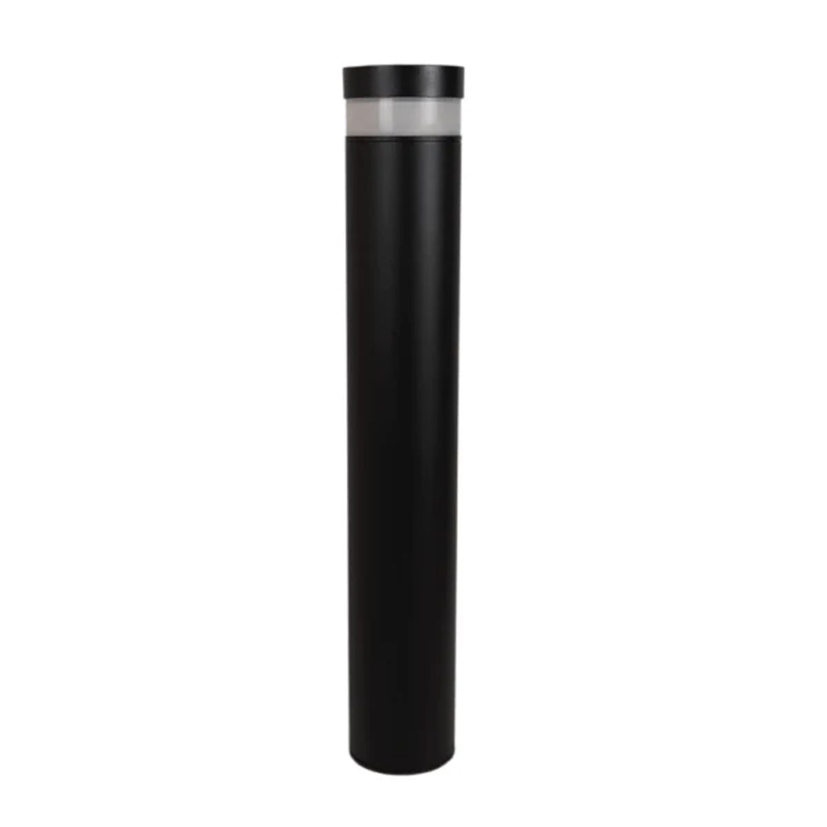 LED Solar Dual Switchable 3000k/5000k Weatherproof Black Bollard