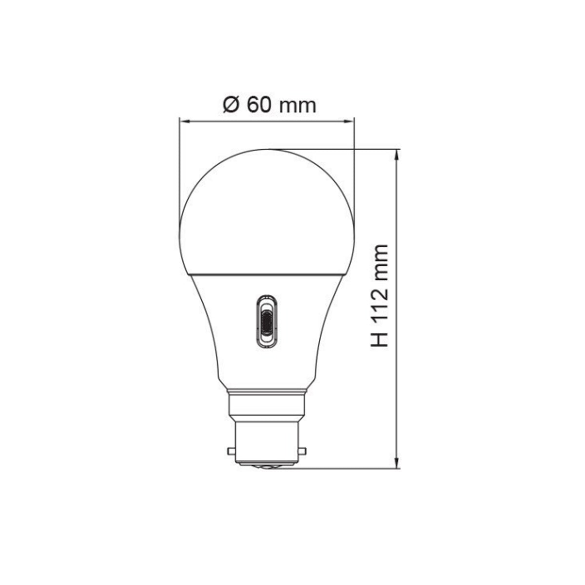 10W LED GLS Frost Globe - Tri-Colour