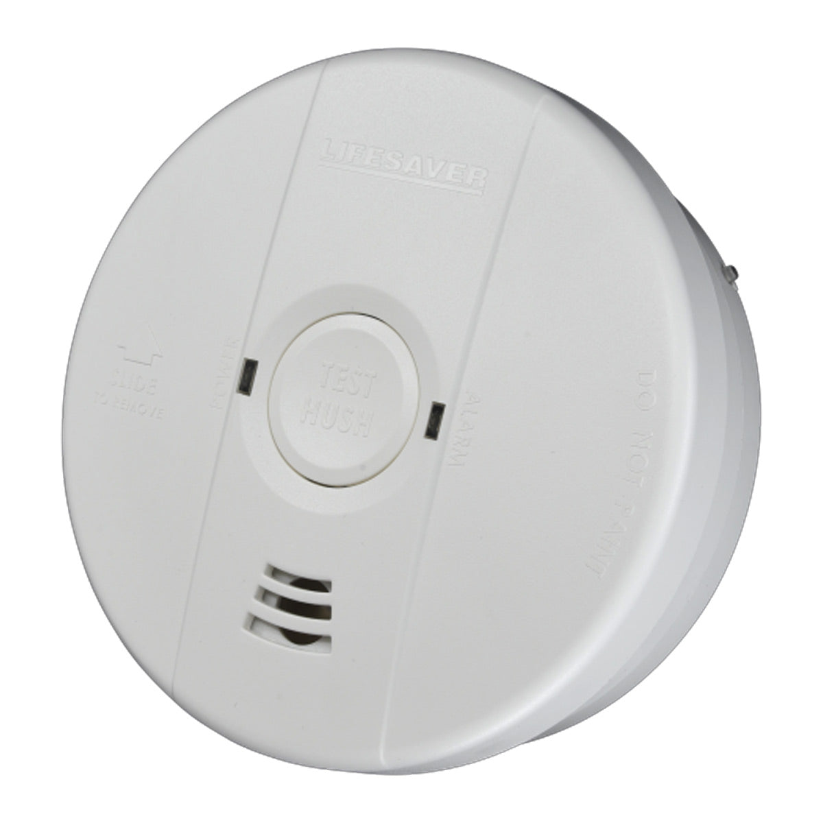 Lifesaver Smoke Alarm Mains Powered 240V AC with 9V Battery Backup
