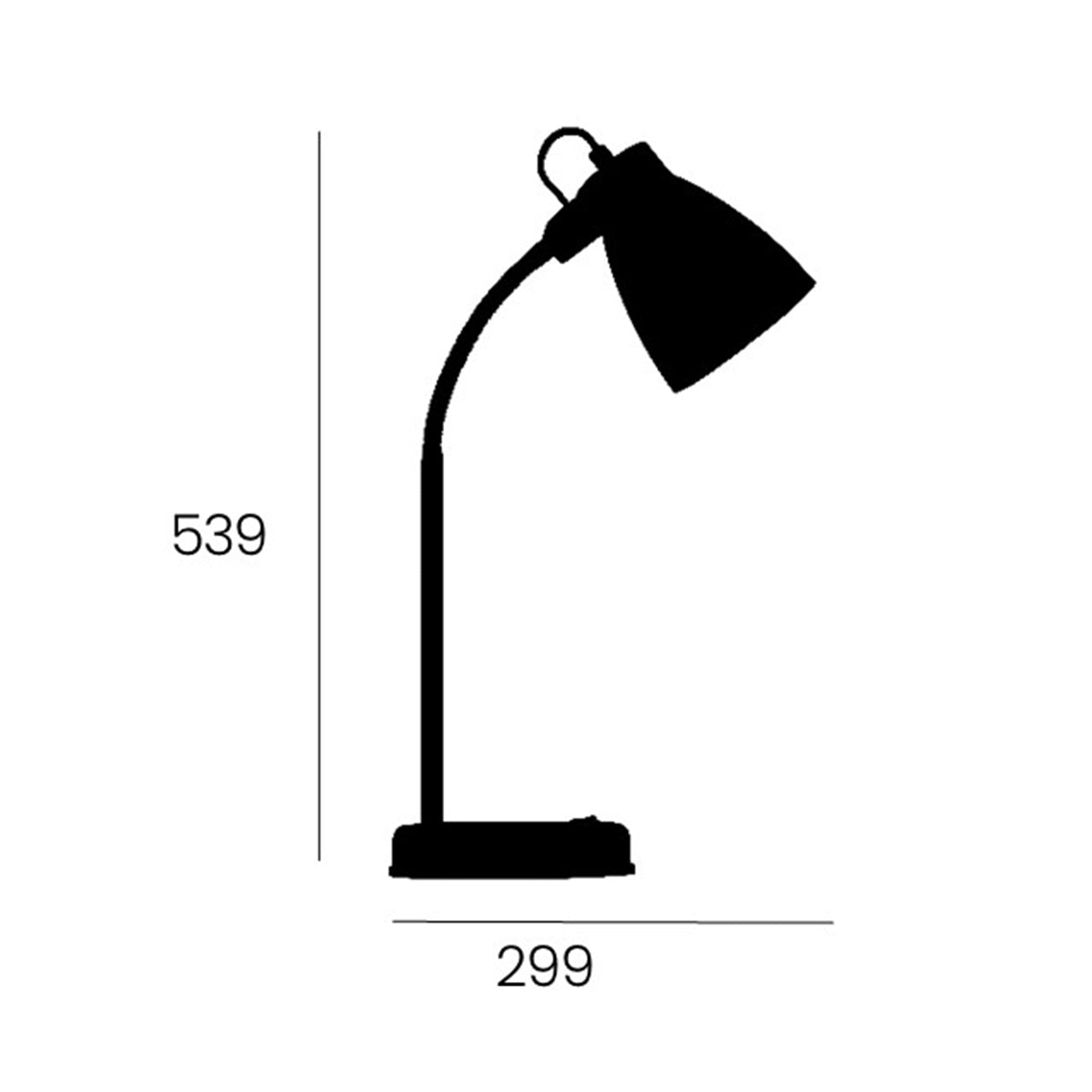 Nova Desk Lamp with Adjustable Metal Shade