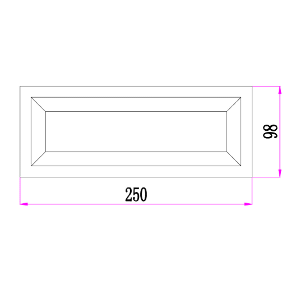 Outdoor Brick Wall Light 13W