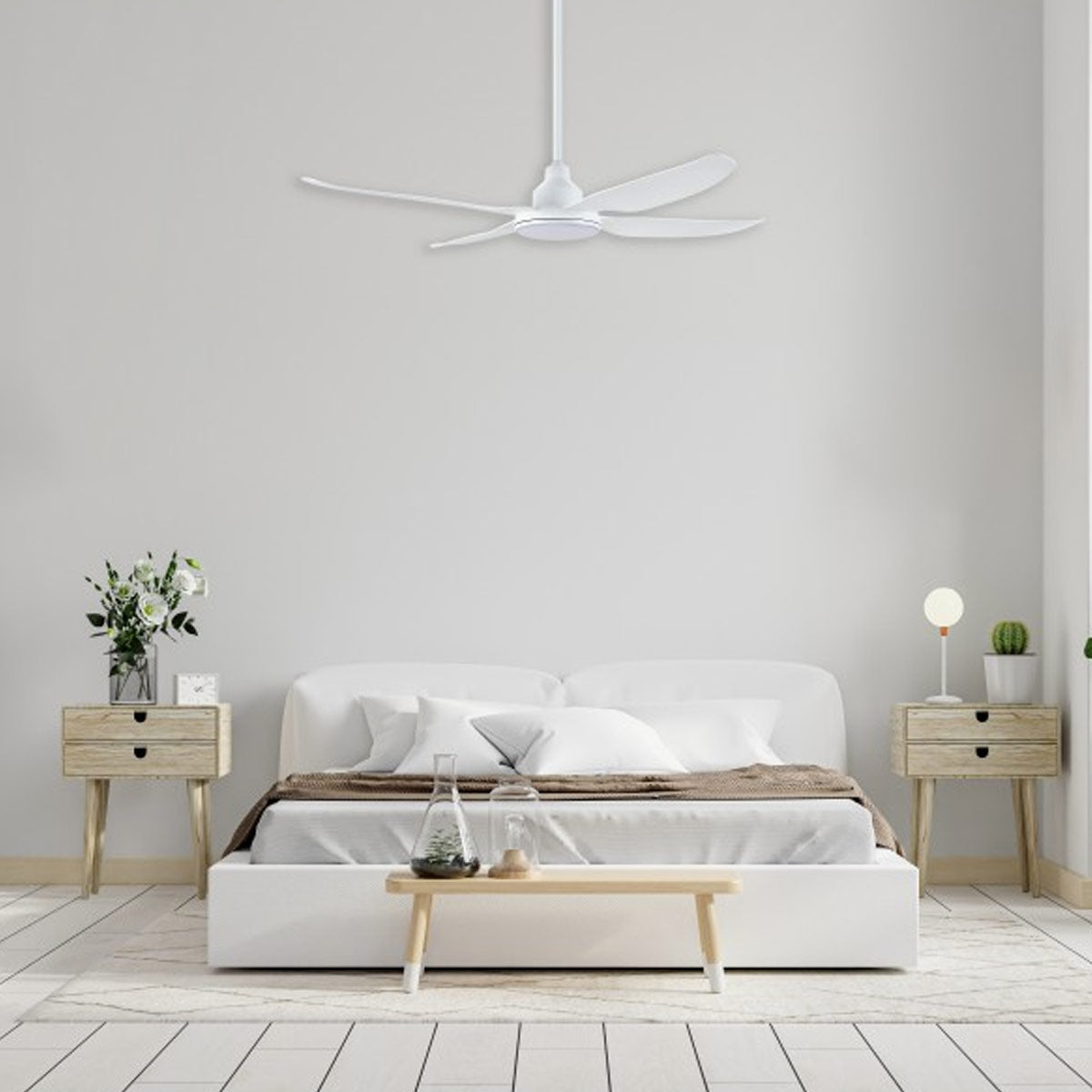 Alaska DC Ceiling Fan with LED Light & Remote