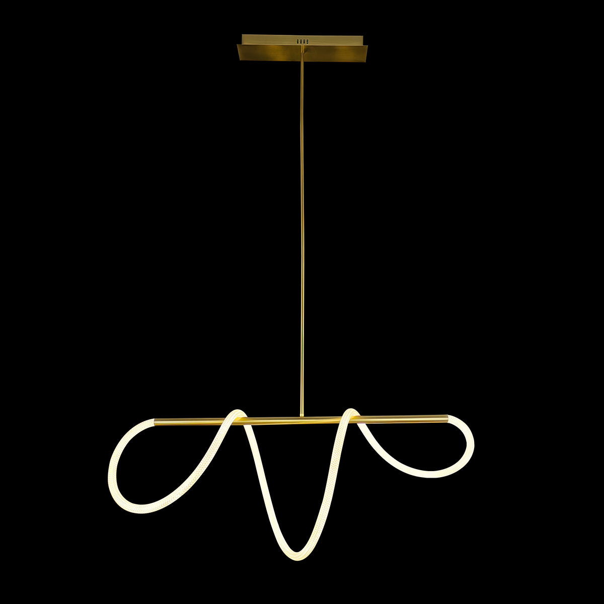 Roparo Linear LED Rope Pendant Light - 1100mm