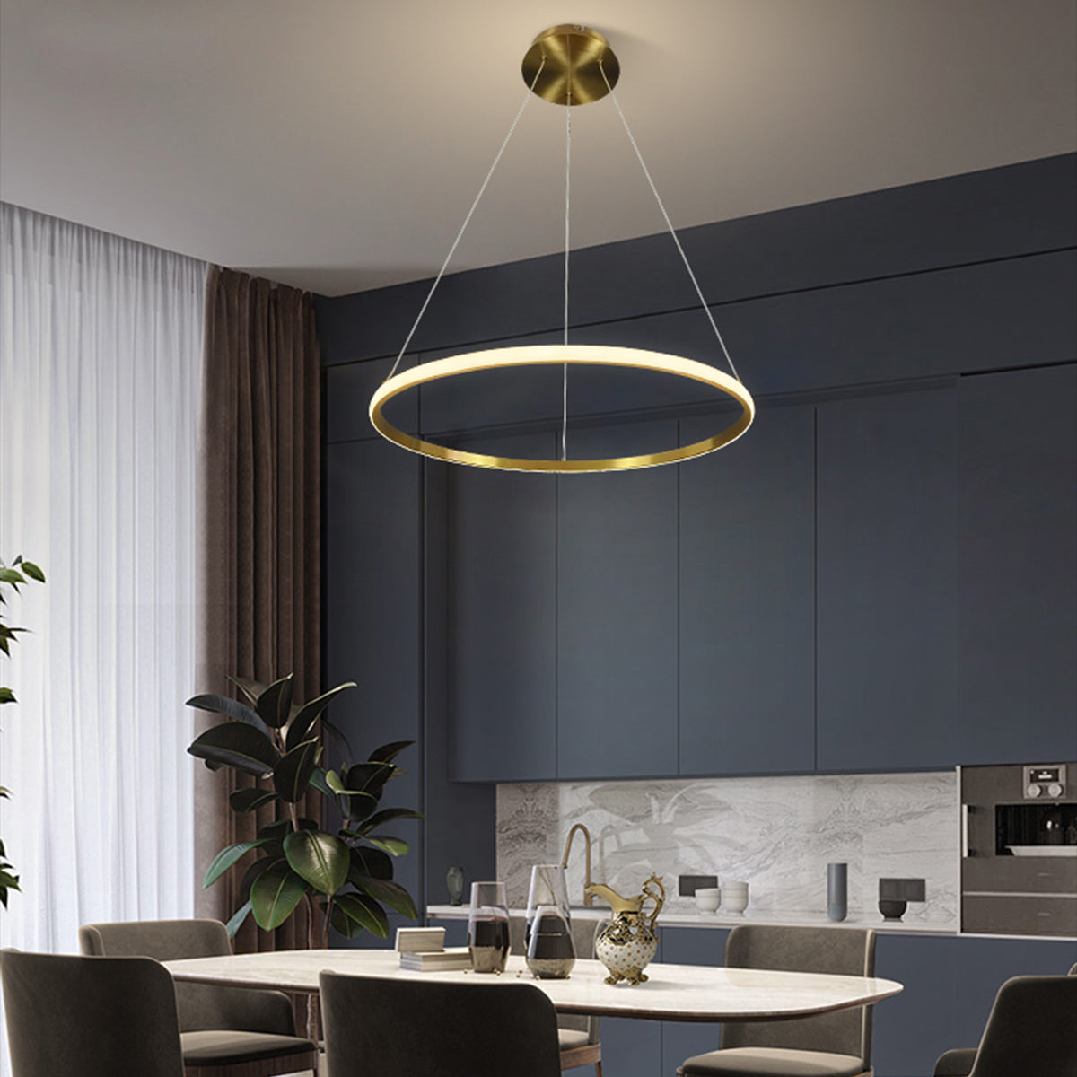 Marcello Small Ring Pendant LED Light