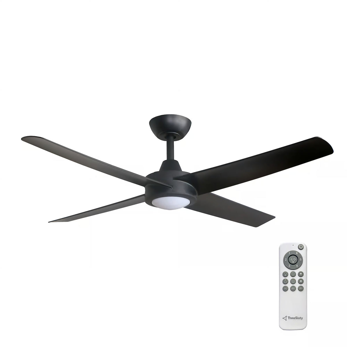 Ambience Uplight 48" DC Ceiling Fan with LED Light & Remote