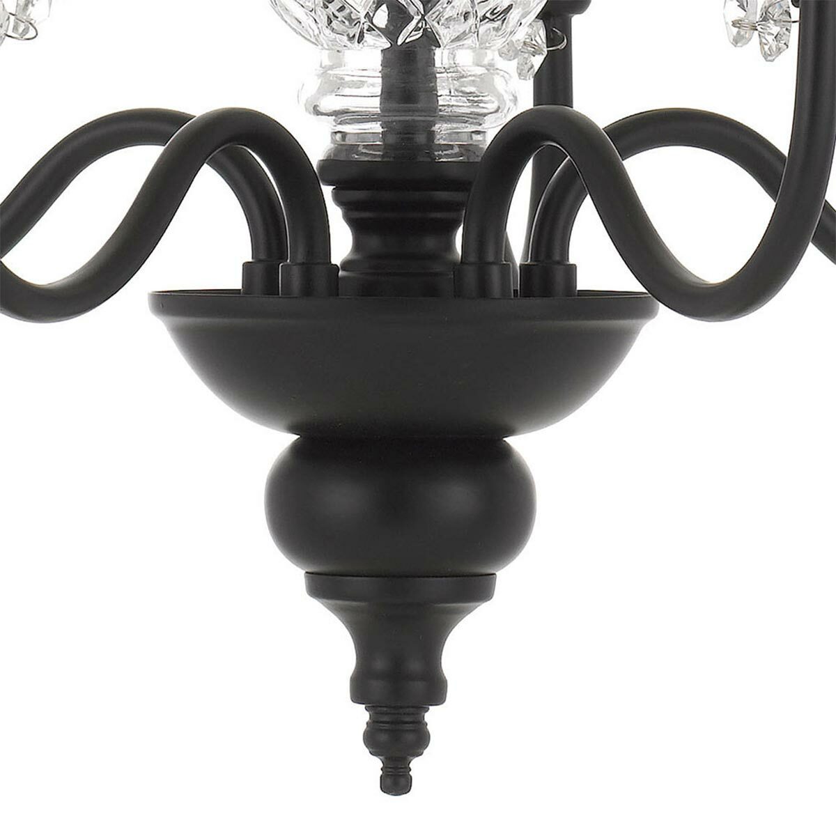 Rhine 5 Light Crystal Chandelier in Traditional Style