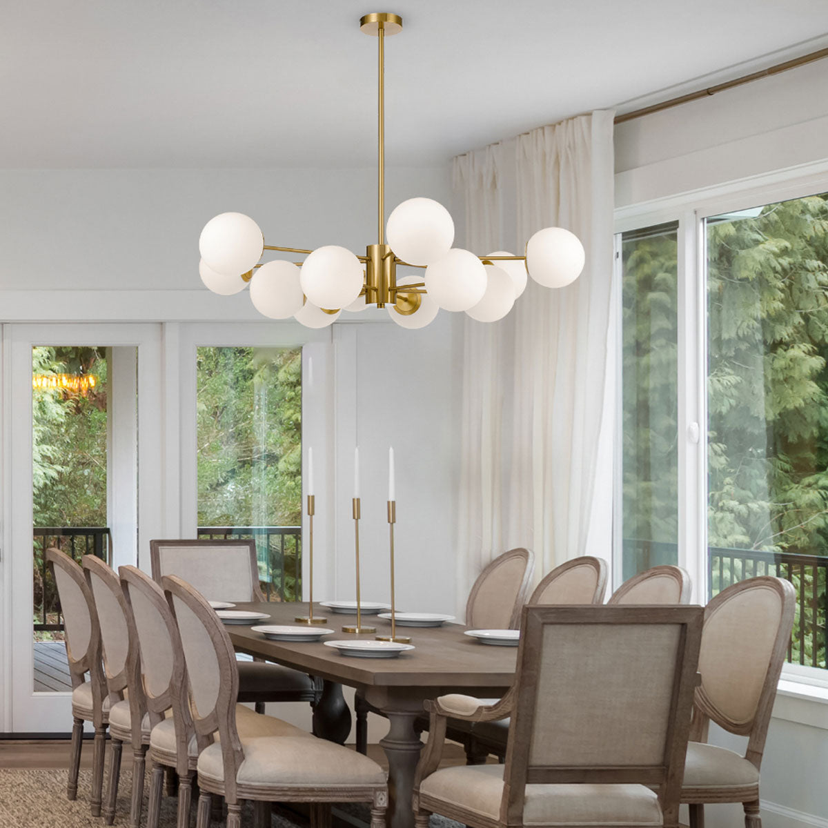 Marsten 12 Light Orb Cluster Pendant Light