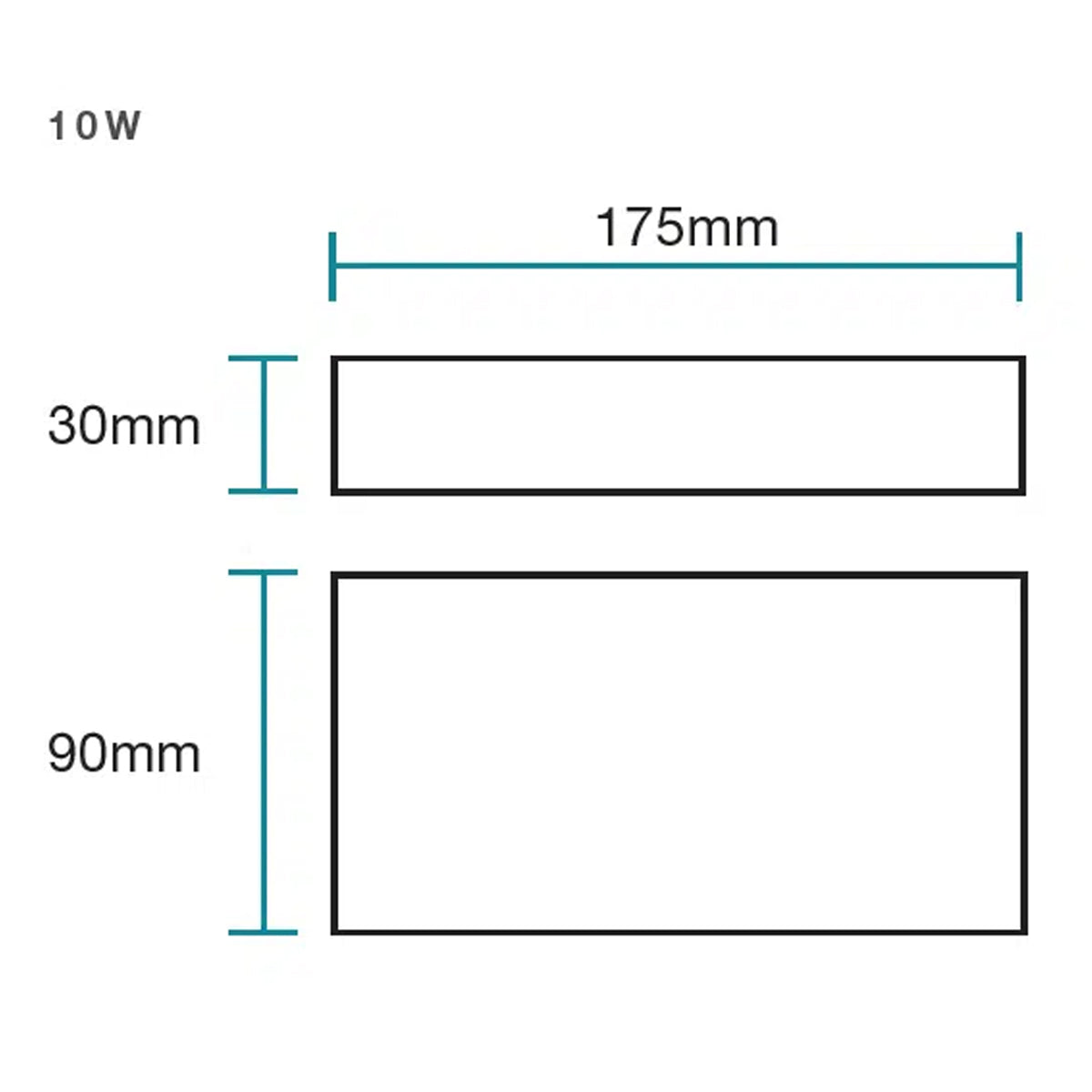 Modus Up Down Wall Light 6W - Outdoor Undercover