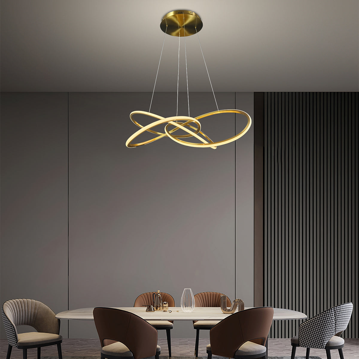 Meteora Infinity Intertwined Pendant Light 1000mm