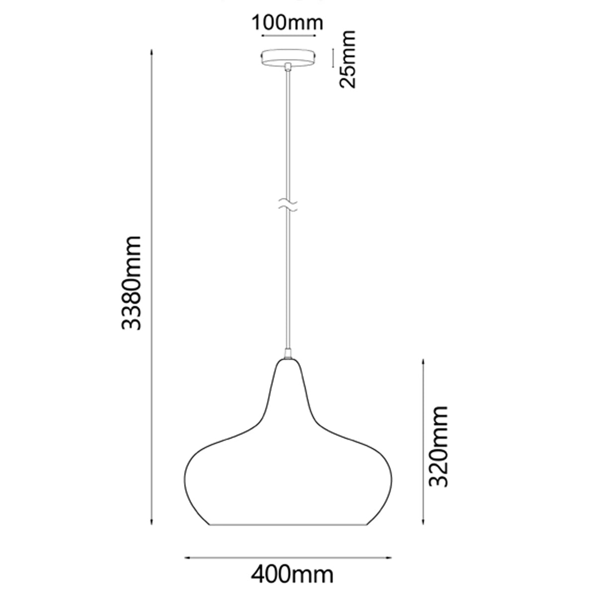 Ligna Wine Glass Timber Style Pendant