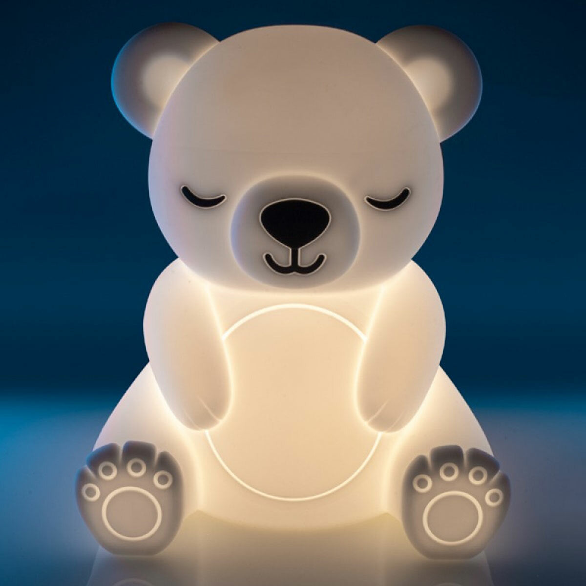 Lil Dreamers Bear Animal Soft Touch LED Rechargeable Night Light