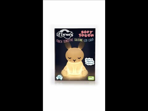Lil Dreamers Bunny Animal Soft Touch LED Rechargeable Night Light