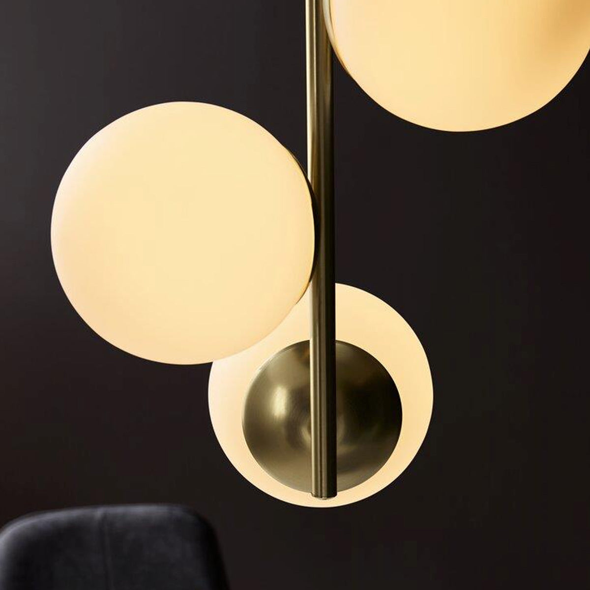 Lilly 3 Light Opal Glass Pendant Light