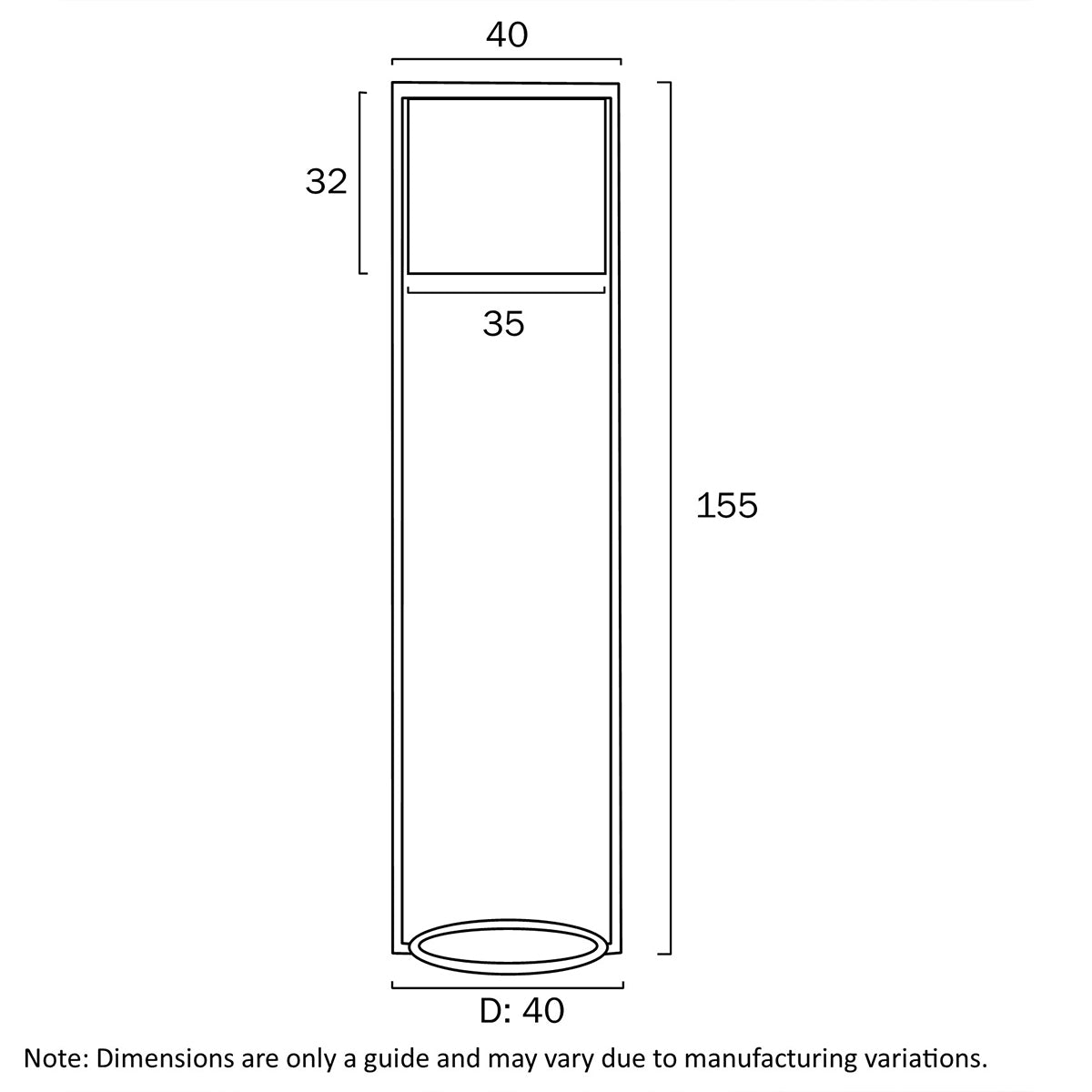 Loftus Floor Lamp Industrial Style with Linen Shade
