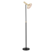 Lonsdale Brushed Brass Extendable Floor Lamp