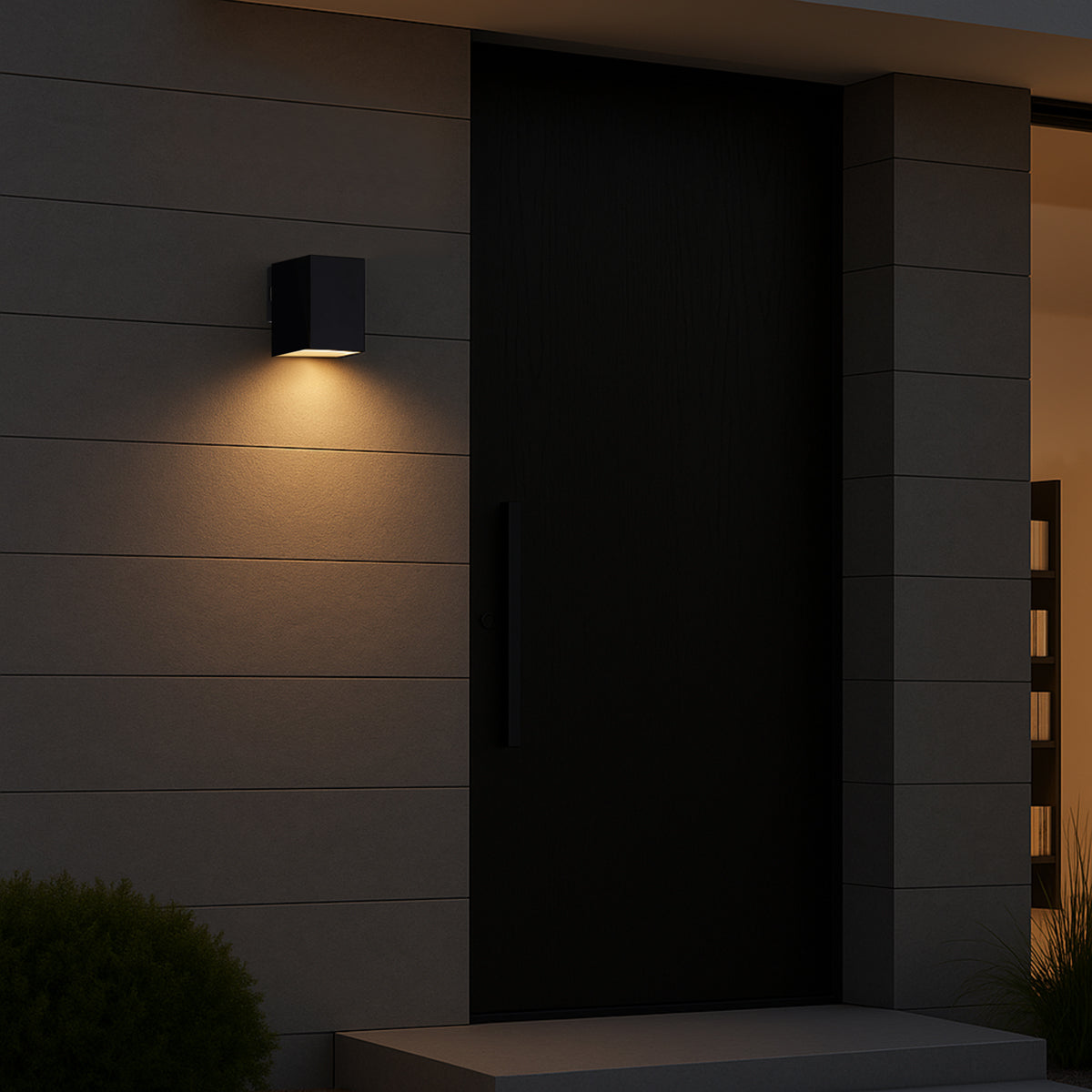 Lorsa 1 Light Outdoor Wall Lamp with Tri-colour LED