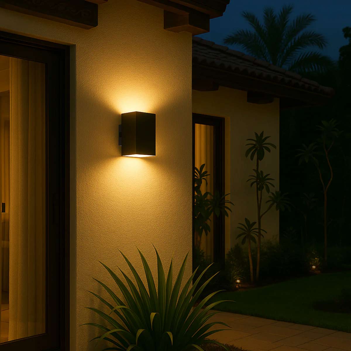 Lorsa LED Wall Light with Tri-Colour Options - Modern Design