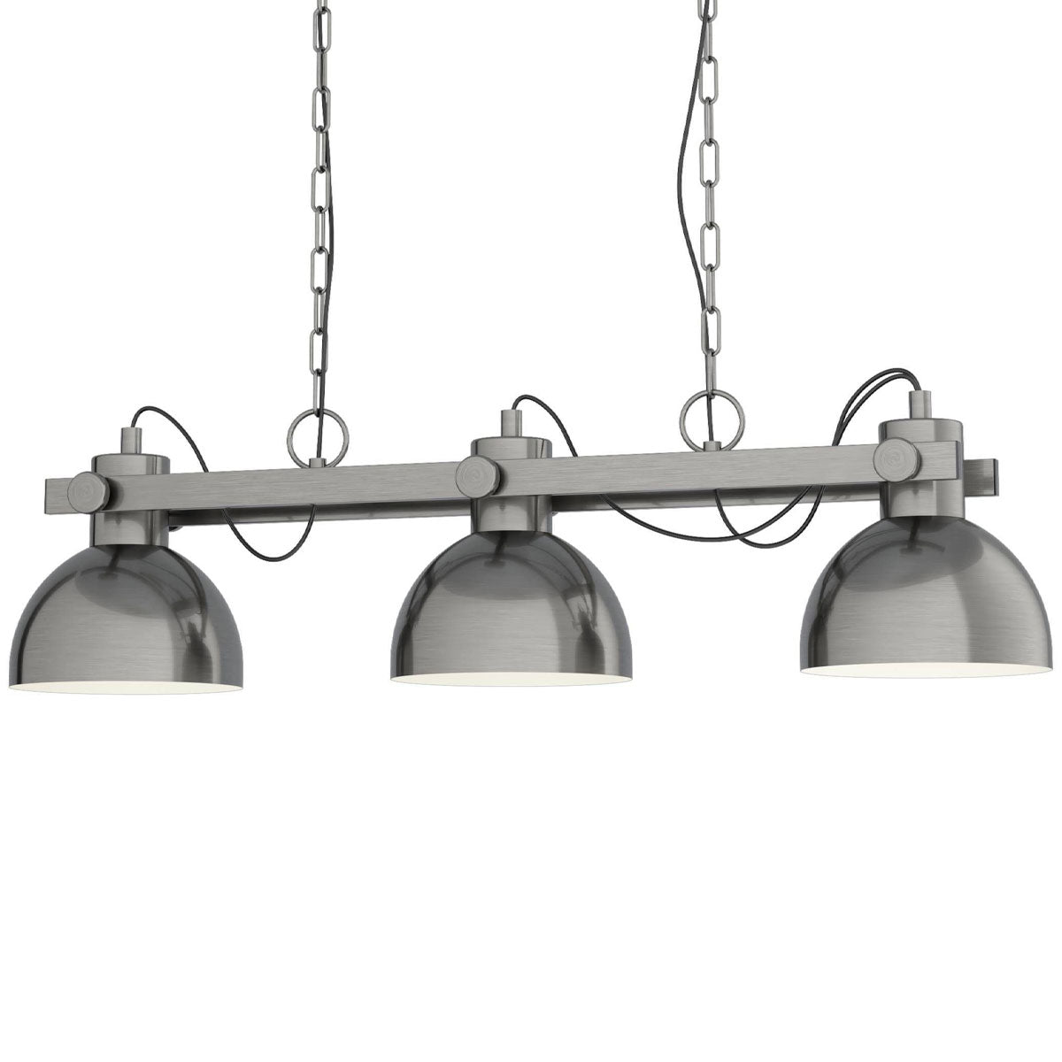 Lubenham-1 3 Light Industrial Pendant Light