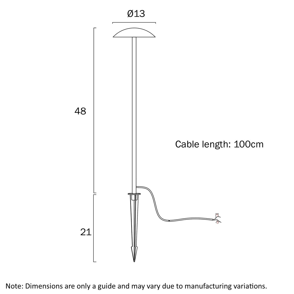 Luc Bollard Post Light LED Outdoor Lighting