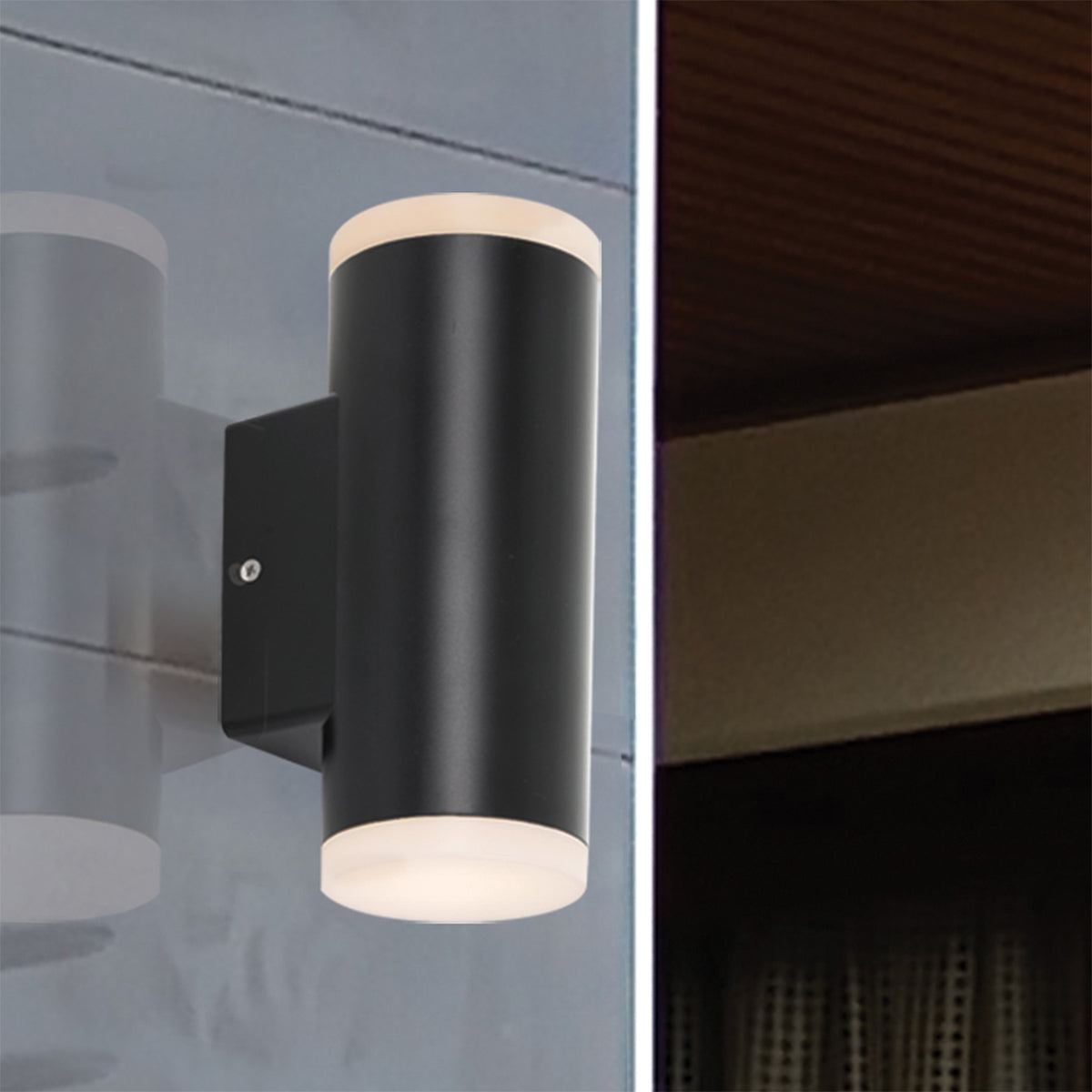 Ludek 8W LED Wall Light with Up/Down Illumination