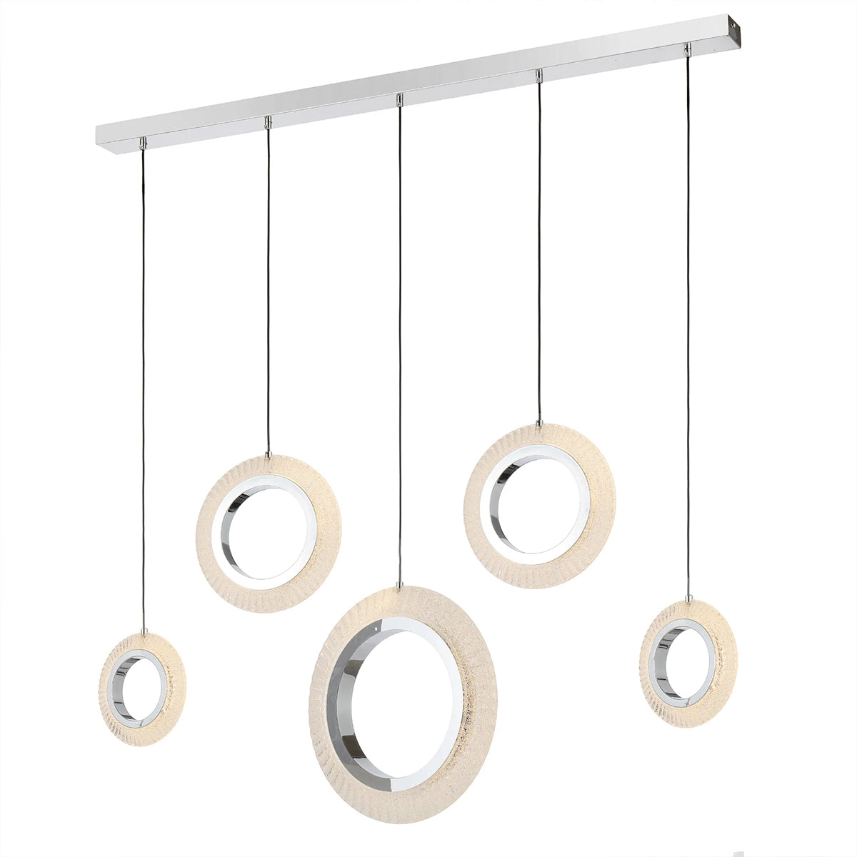 Luna 5 Light Tri-Colour LED Pendant Light