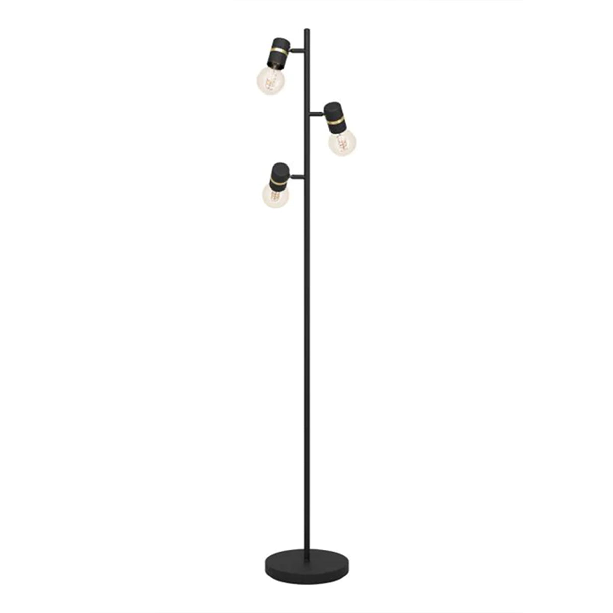 Lurone 3LT Floor Lamp with Adjustable Features