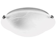AstroAlabaster Glass Oyster Ceiling Flush Light