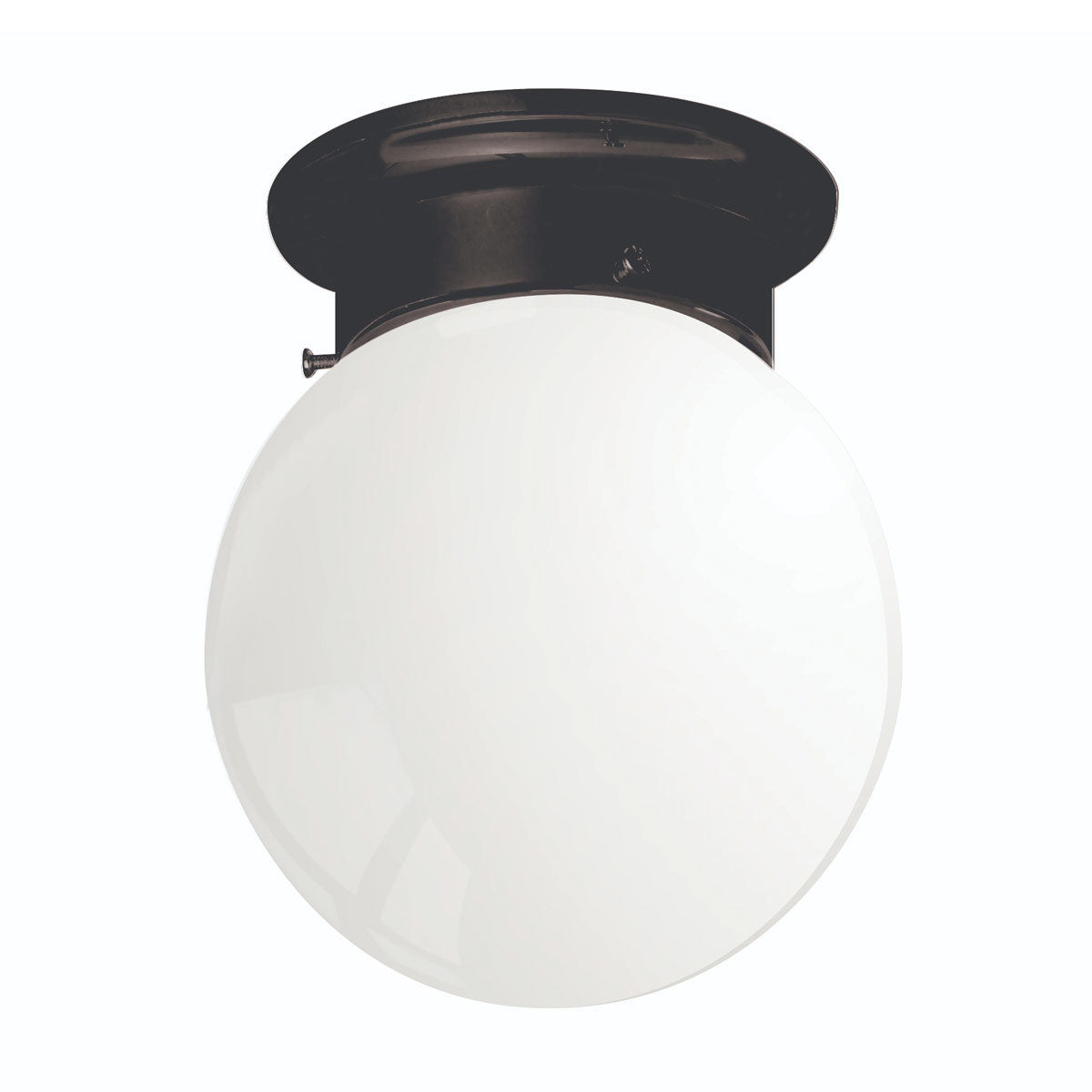 Murano Round Glass Batten Fix Light