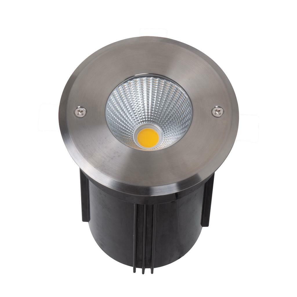 Magneto 24V 9W LED 316 Stainless Steel Magnetic Induction Inground Light-3000K Warm White