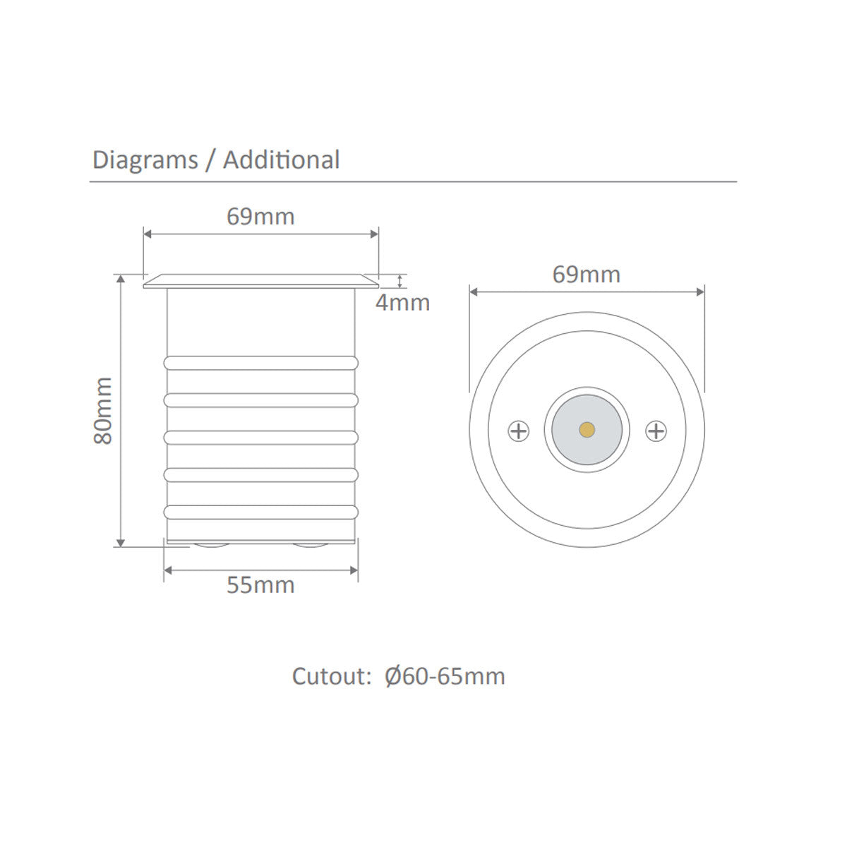 Magneto 316 Stainless Steel Magnetic Induction Inground Light