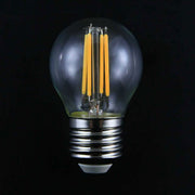 Fancy Round G45 E27 Filament LED Globe - Dimmable