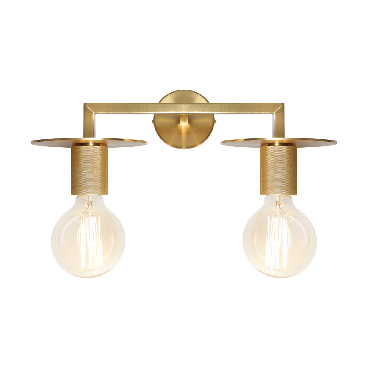 Inka Twin Wall Light with Exposed Bulbs