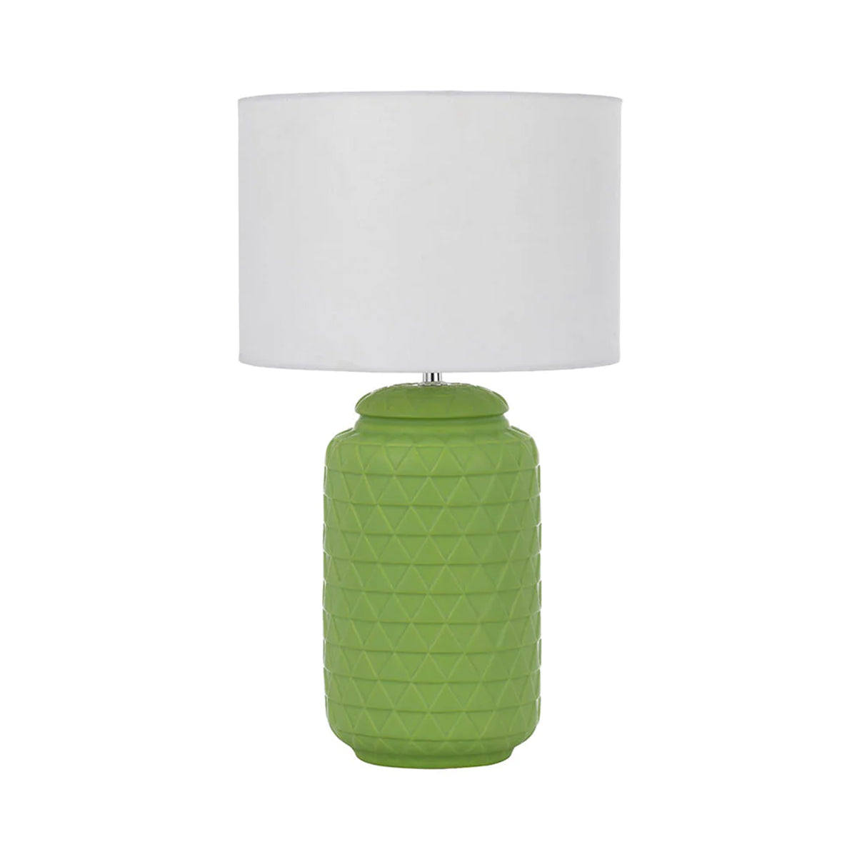 Heshi Ceramic Table Lamp with Drum Shade