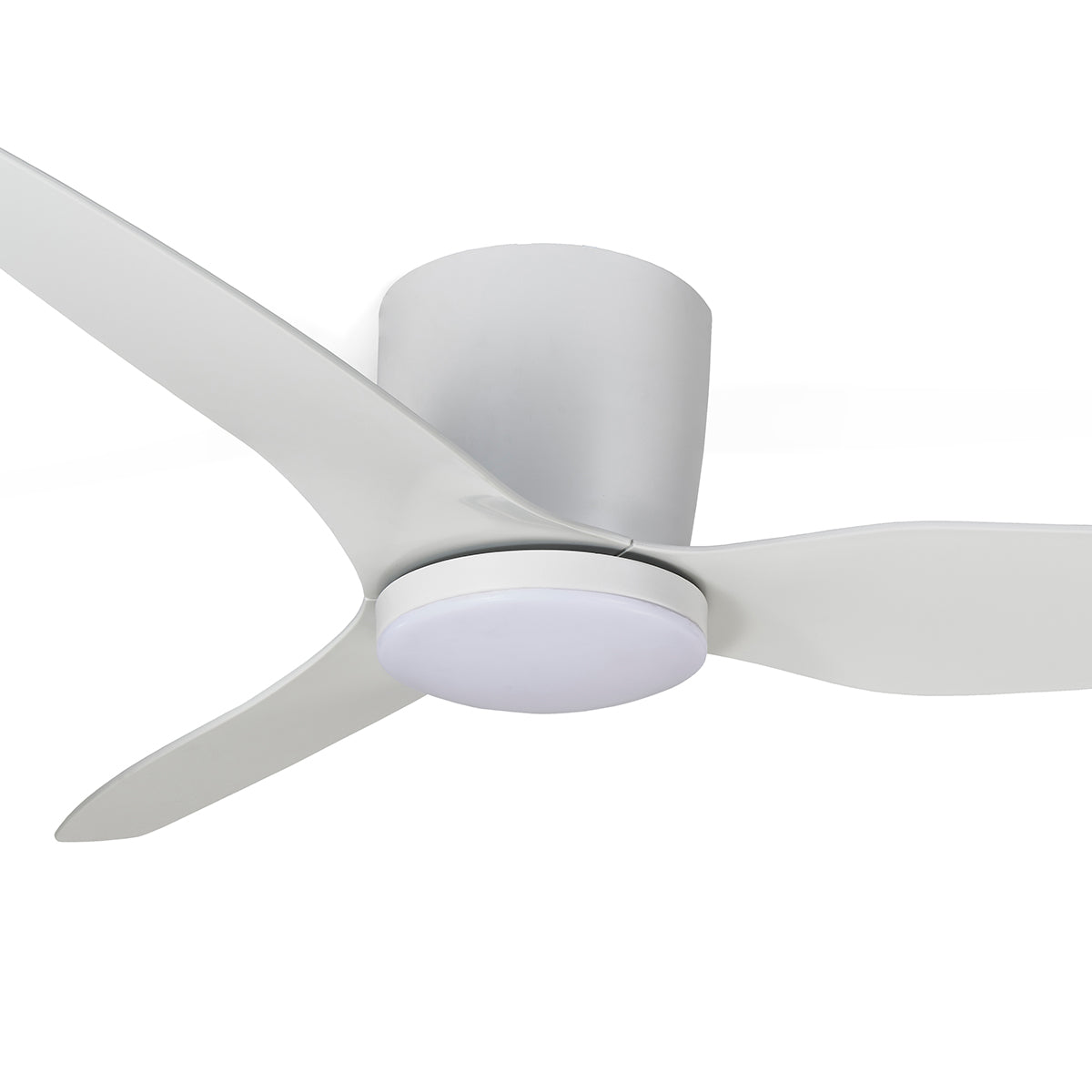 Flush 50" AC Ceiling Fan with LED Light