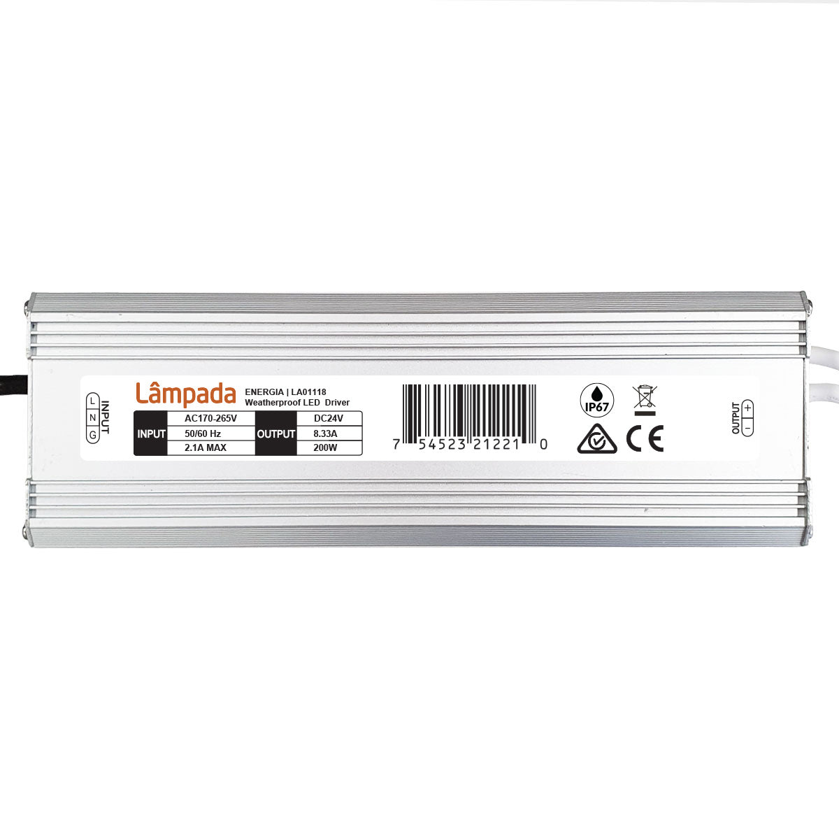 Energia DC LED Driver IP67